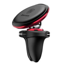 Imagem de topo Baseus Air Vent Red OS - Suporte magnético - Montagem em grelha