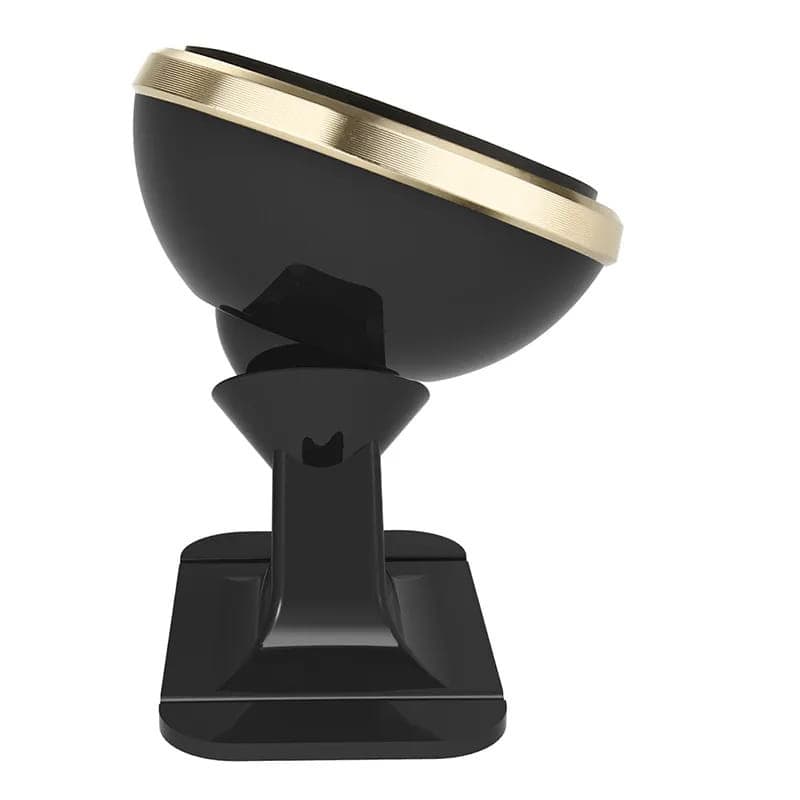 Soporte magnético para smartphone Baseus SUCX140015 Dorado imagen trasera de perfil