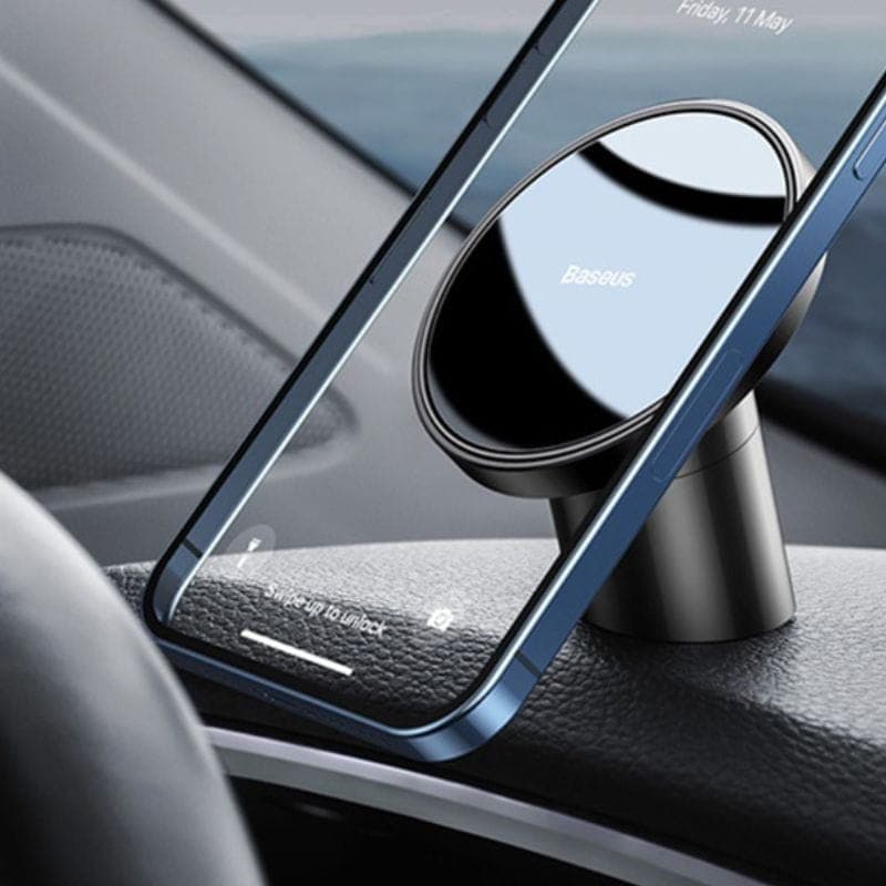 Imagen en el salpicadero del Soporte de smartphone para coche Baseus Neogravity - Imán NdFeB - Rotación 360º