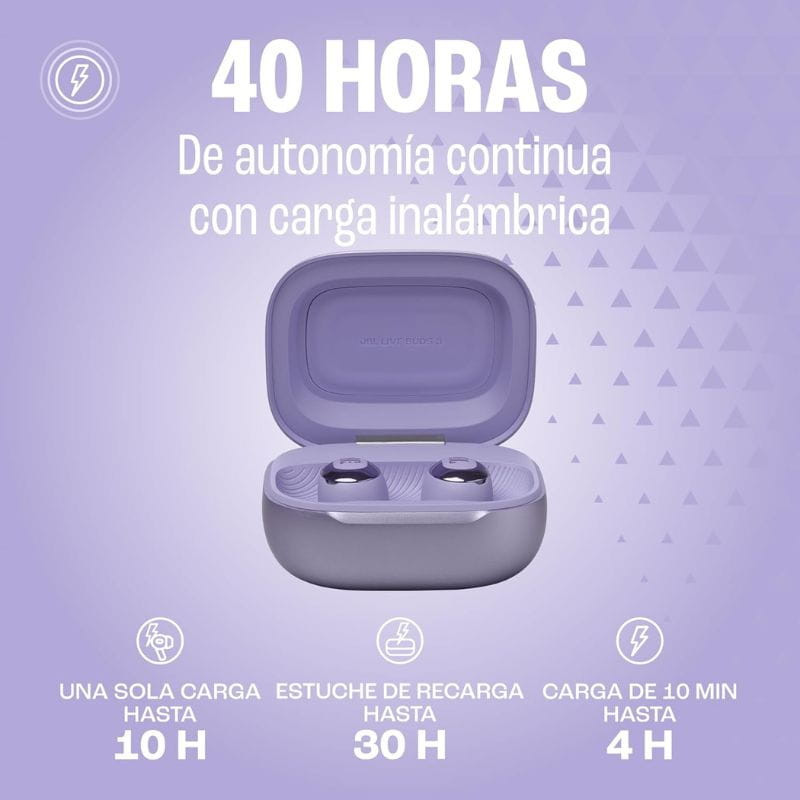 JBL Live Buds 3 Violet avec annulation du bruit - Écouteurs Bluetooth - Ítem3