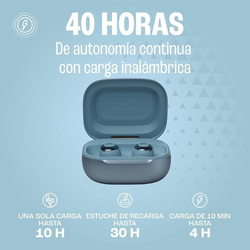 JBL Live Buds 3 Blue avec annulation du bruit - Écouteurs Bluetooth - Ítem3
