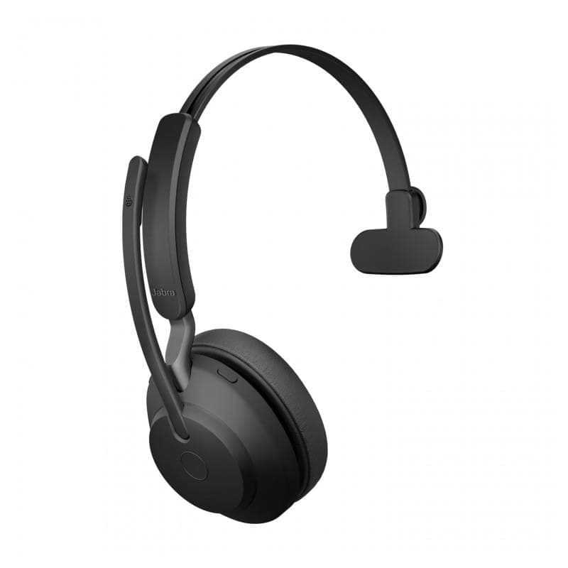 Jabra Evolve2 65 Monoaural - Auscultadores sem fios com microfone de imagem lateral com microfone dobrável