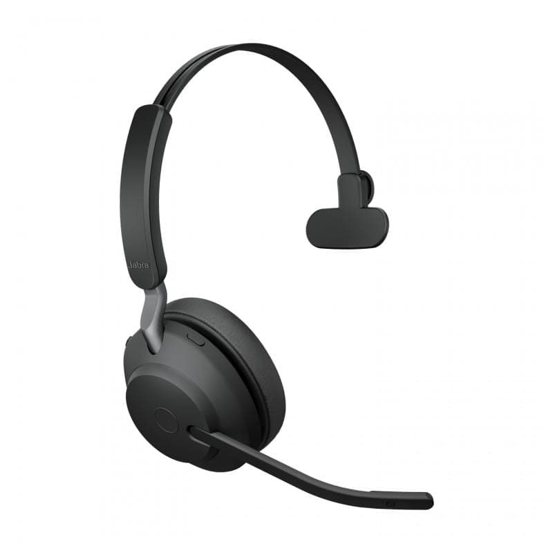 Jabra Evolve2 65 Monoaural - Auscultadores sem fios com microfone de imagem lateral com microfone