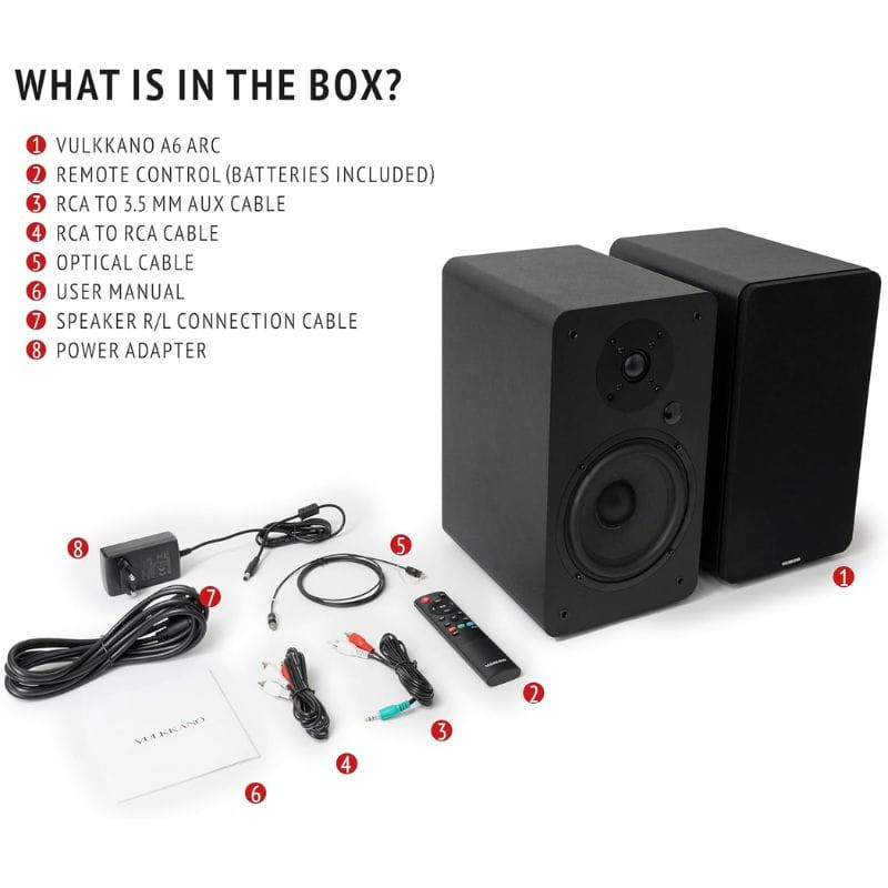 VULKKANO A6 ARC Negro - Ítem1