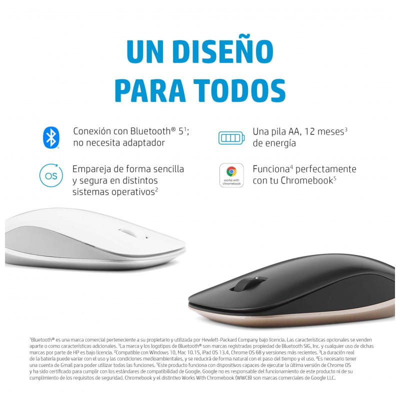 HP 410 Blanc - Souris Bluetooth - Ítem9