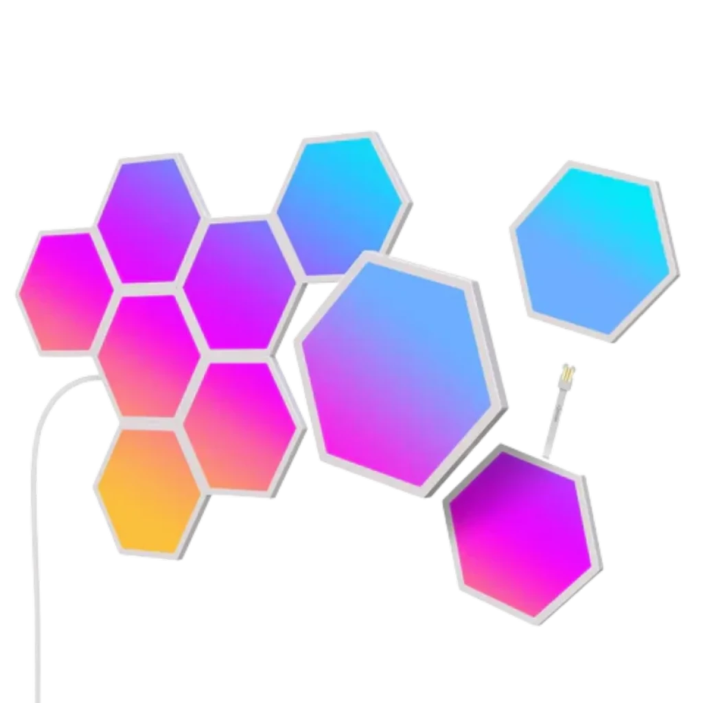 Govee H6061 Glide Hexa Light RGBIC Wifi, Bluetooth - Panel de luz inteligente - Ítem1