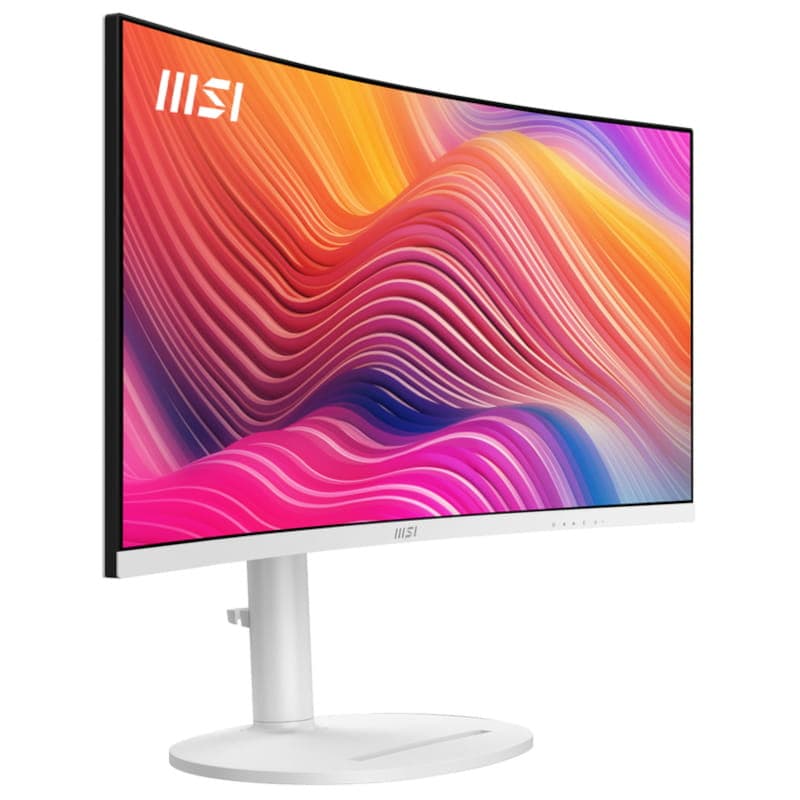 MSI Modern MD342CQPW 34 2K QHD VA Incurvé UltraWide 120 Hz Freesync Premium Avant Côté Droit