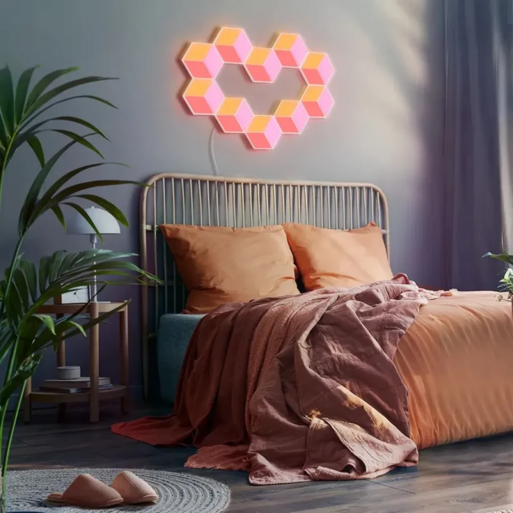 Govee H6066 Glide Hexa Pro RGBIC Wifi, Bluetooth - Paneles hexagonales luminosos inteligentes - Ítem1