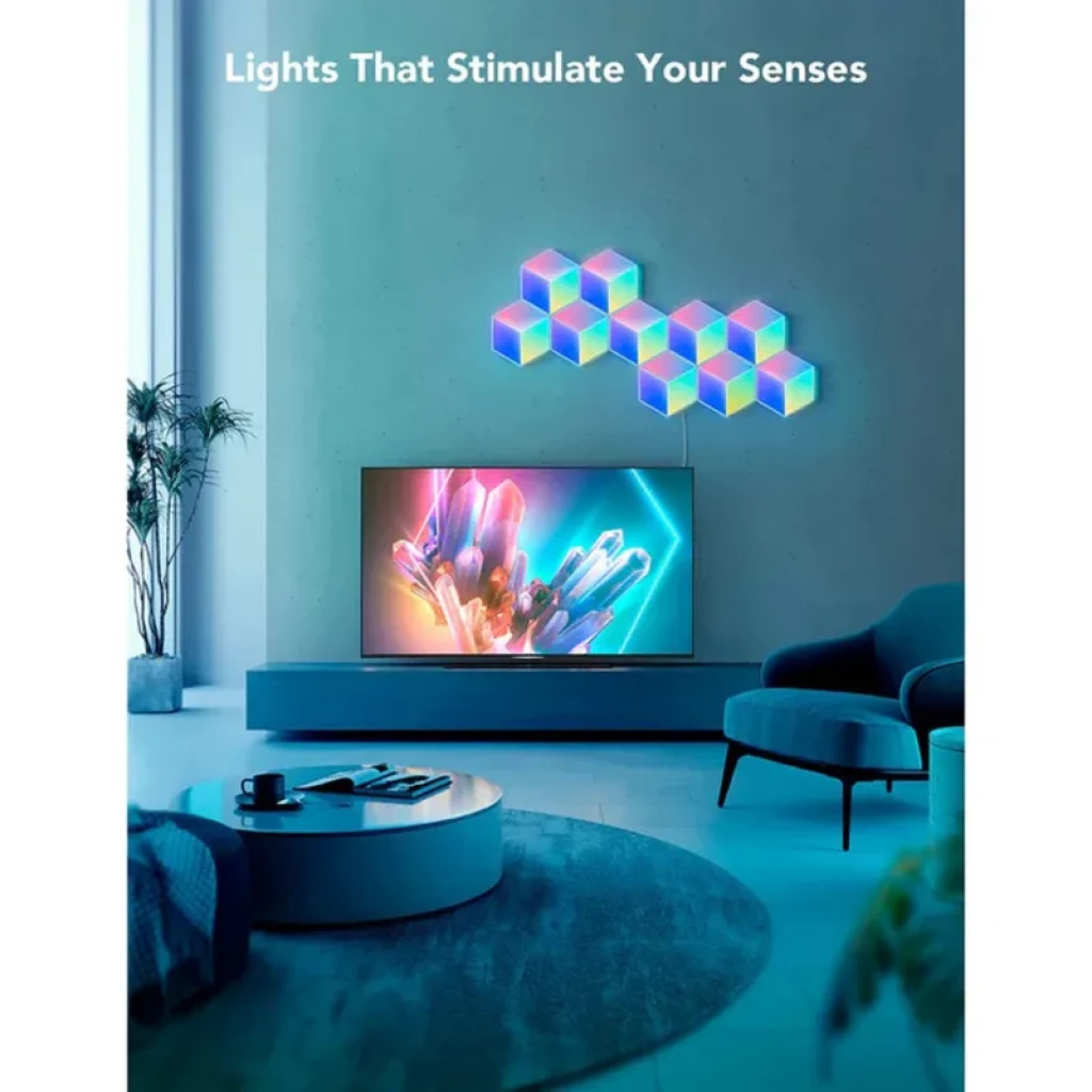 Govee H6066 Glide Hexa Pro RGBIC Wifi, Bluetooth - Paneles hexagonales luminosos inteligentes - Ítem4