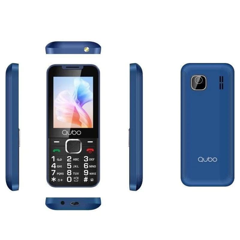 Lados de Qubo X-240BK para Personas Mayores Azul