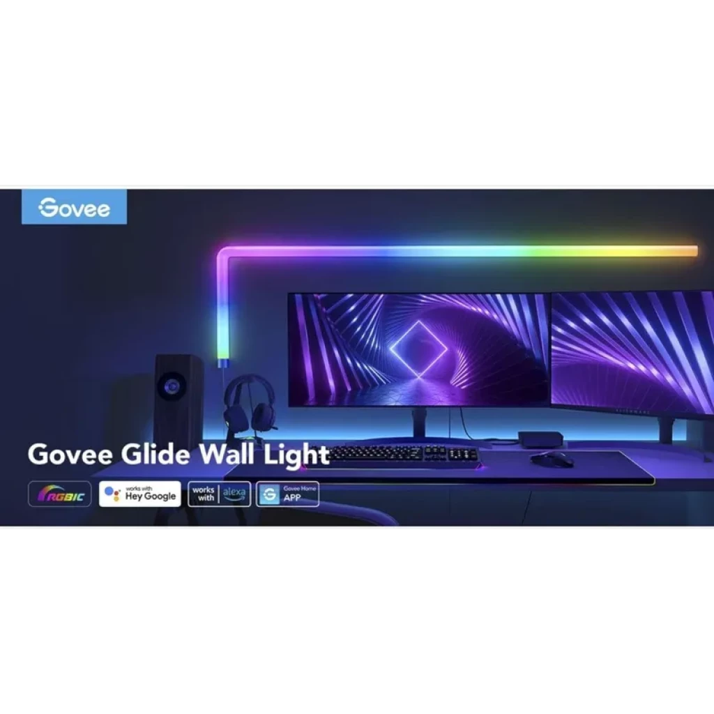 Govee Glide Wall Light RGBIC Wifi Bluetooth - Lâmpada de parede LED - Item2