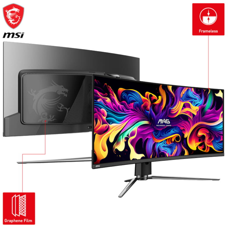 MSI MAG 341CQPDE 34 QD-OLED 2K QHD Curvo UltraWide 175 Hz - Ítem2
