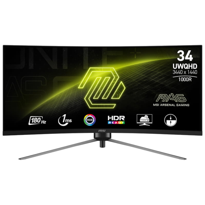 MSI MAG 345CQR 34 2K QHD UltraWide incurvé 180 Hz FreeSync Premium - Ítem
