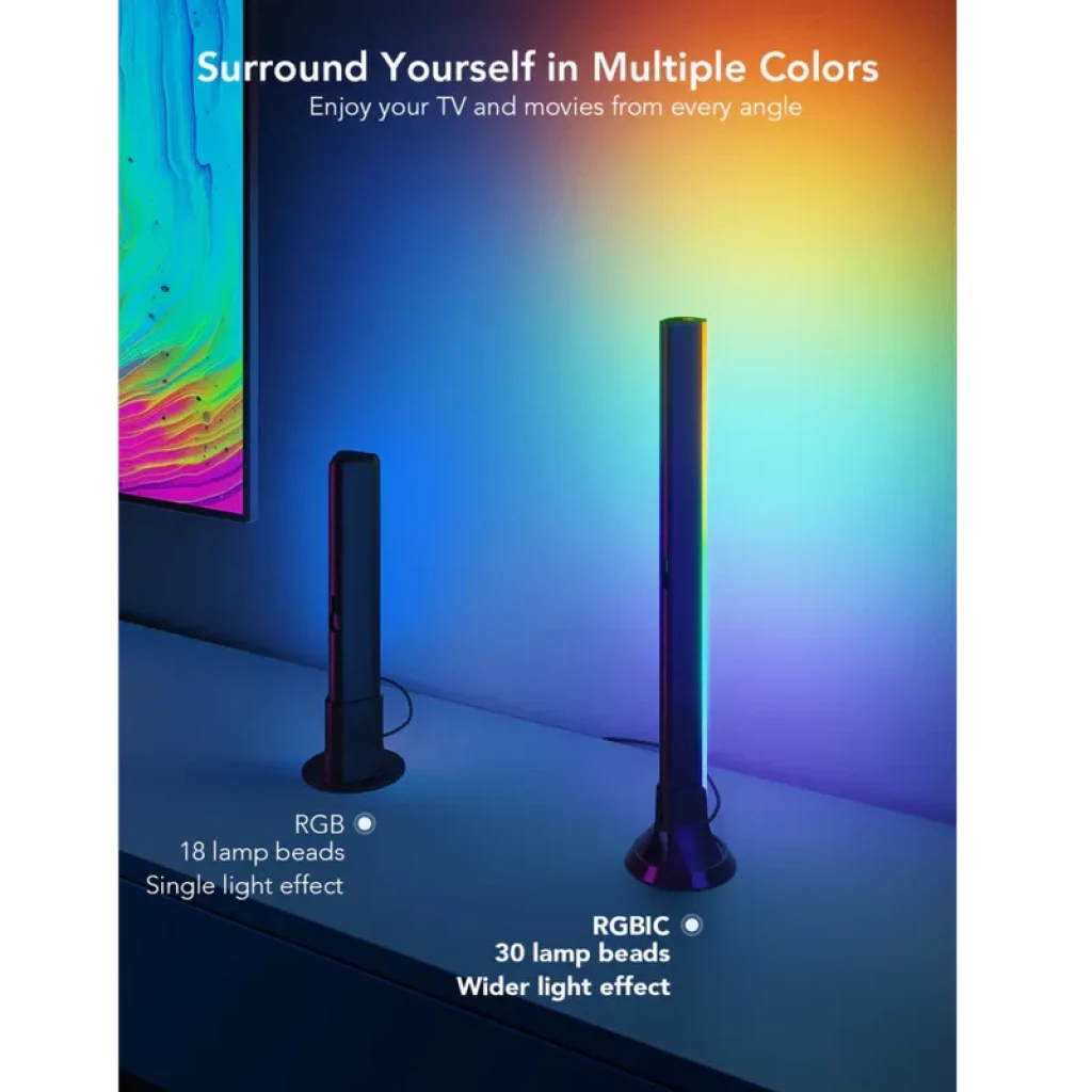 Barres lumineuses Govee RGBIC pour téléviseurs de 45 à 70 pouces H6046 - Éclairage LED intelligent Wi-Fi - Ítem2