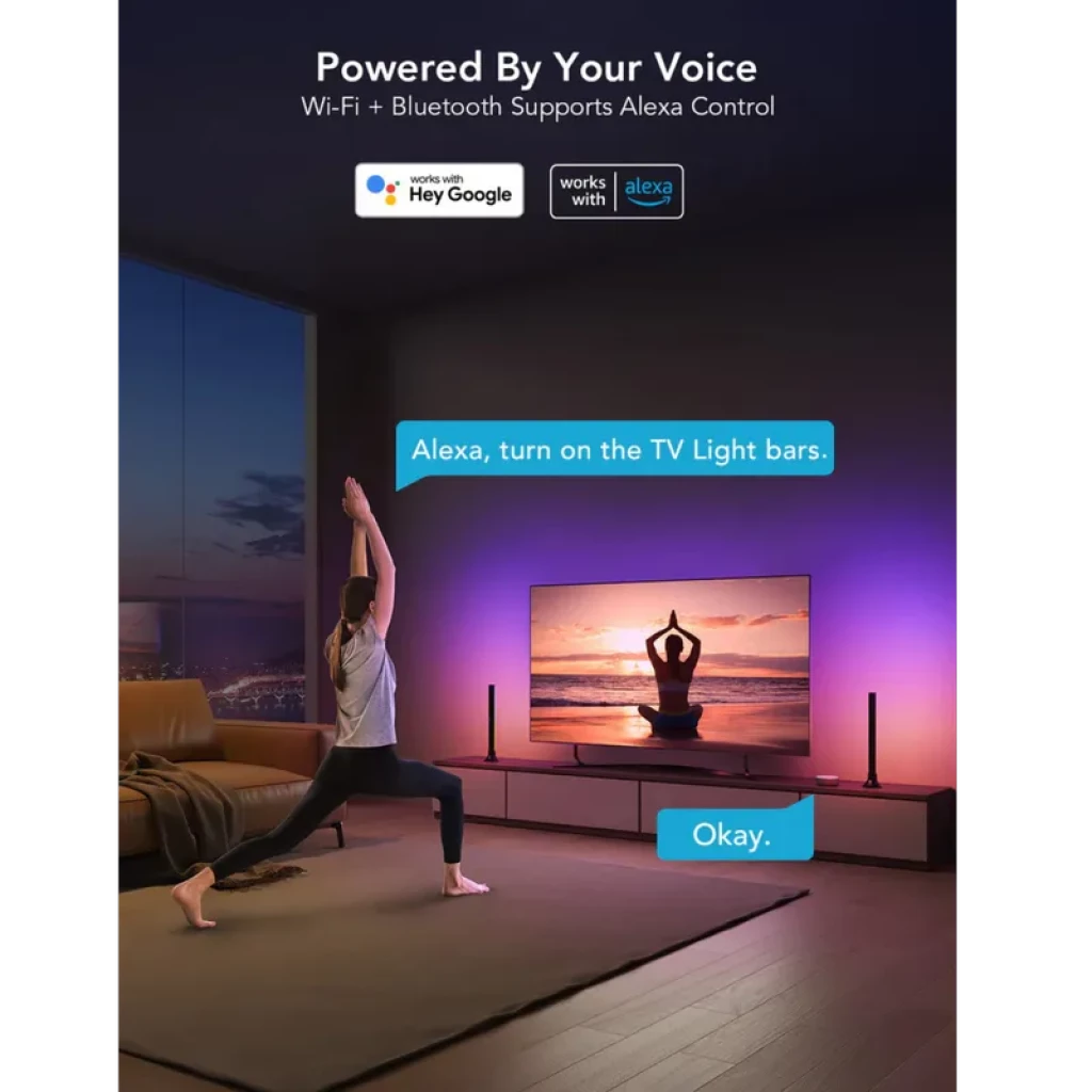 Barres lumineuses Govee RGBIC pour téléviseurs de 45 à 70 pouces H6046 - Éclairage LED intelligent Wi-Fi - Ítem3