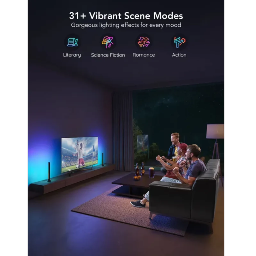 Barres lumineuses Govee RGBIC pour téléviseurs de 45 à 70 pouces H6046 - Éclairage LED intelligent Wi-Fi - Ítem6