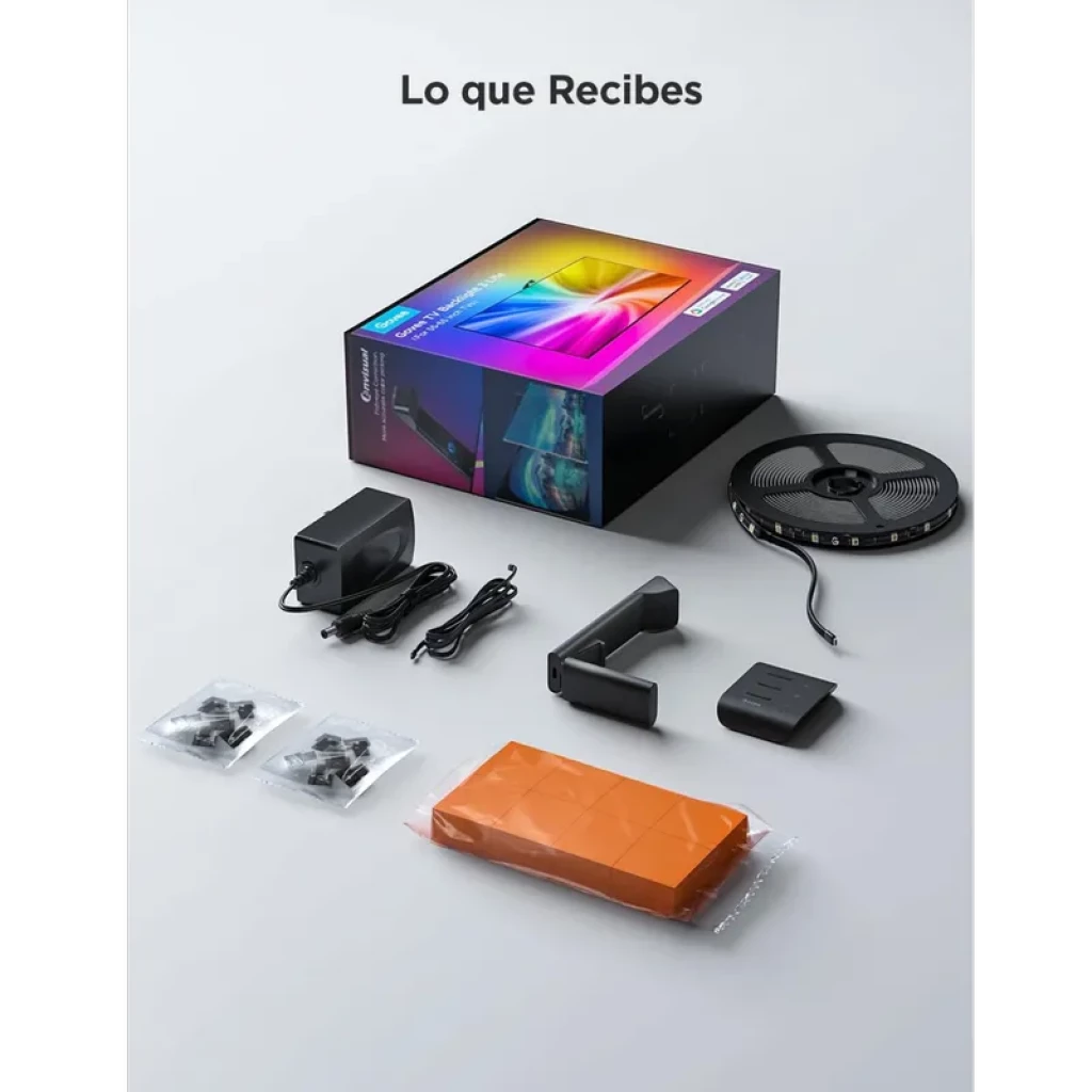 Govee H6099 Backlight 3 Lite RGBICW Wifi Bluetooth - Retroiluminación LED para TV - Ítem7