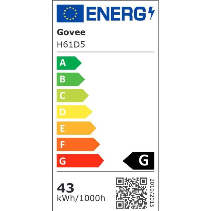 Bande lumineuse LED RGBIC 5 m Govee H61D5, néon flexible multicolore, contrôle Wi‑Fi/Bluetooth via app, effets dynamiques, compatible Matter/Alexa/Google. - Ítem4