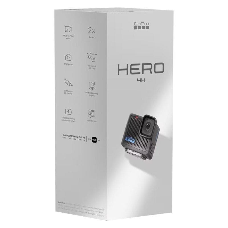 GoPro Hero 4k Ultra HD 12MP Preto, imagem da caixa