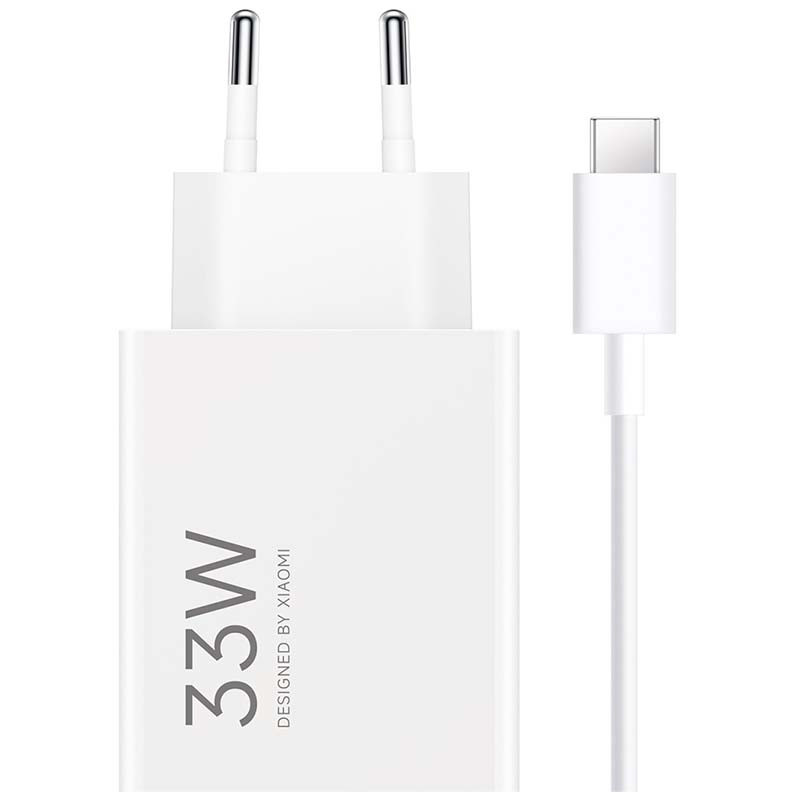 Xiaomi 33W HyperCharge Combo USB Tipo-A Blanco - Cargador + Cable - Ítem