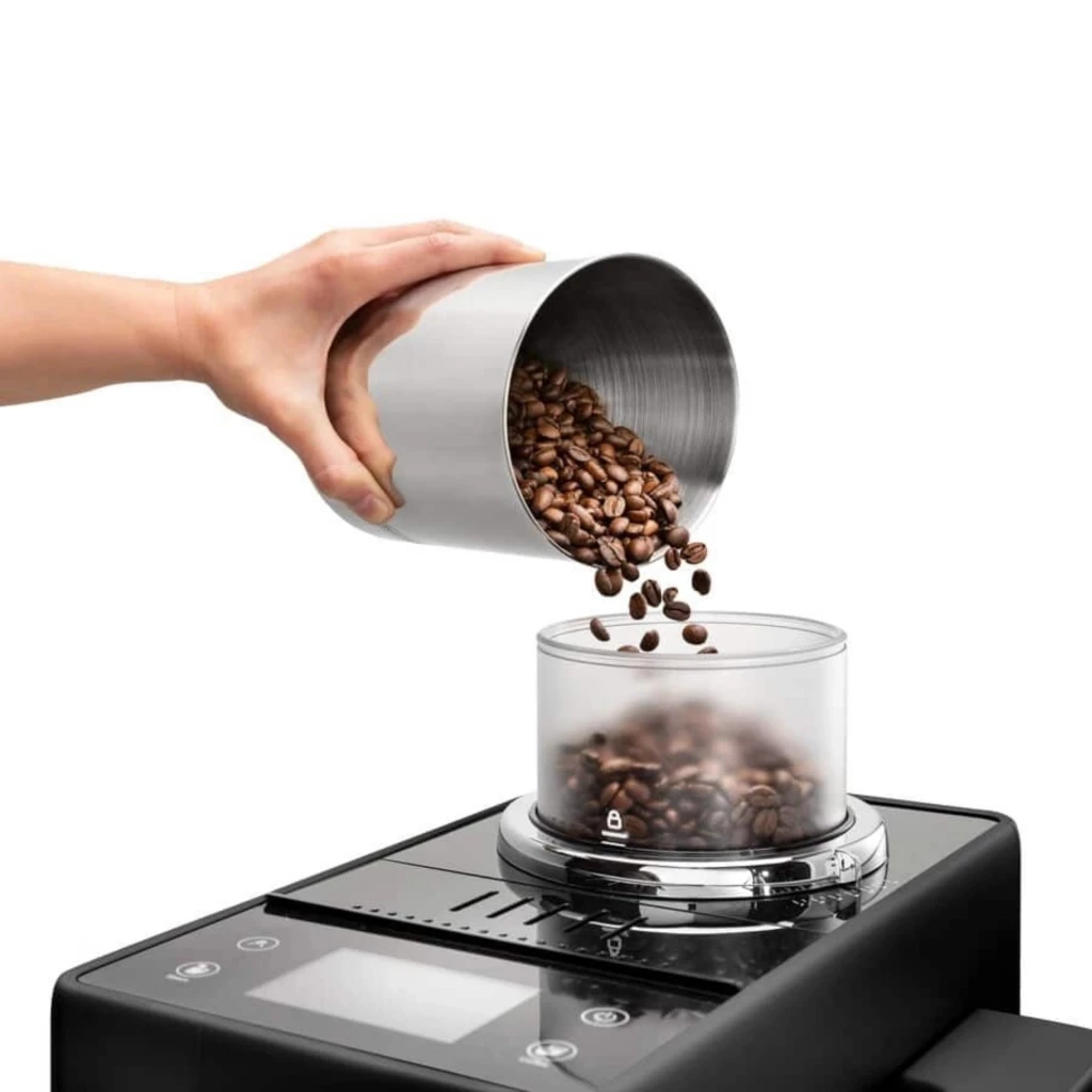 DeLonghi Rivelia EXAM440.35.B preta e prata com ecrã tátil 3,5, bico duplo para dois espressos, vaporizador de leite lateral e 19 bar de pressão - Item2