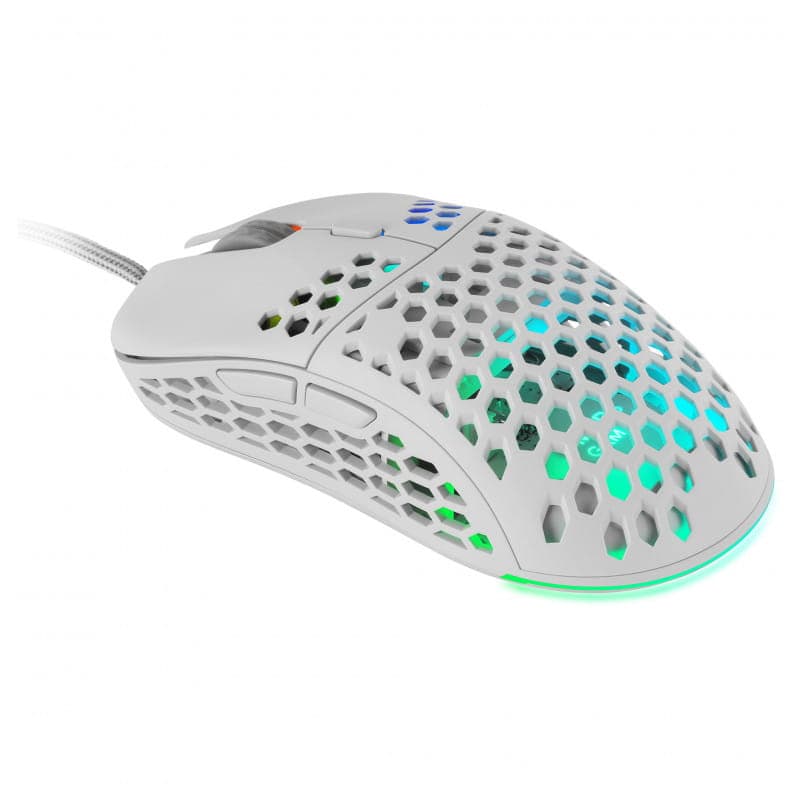 left side image Mars Gaming MM55W Mouse - 55gr - 12800 DPI - RGB Chroma