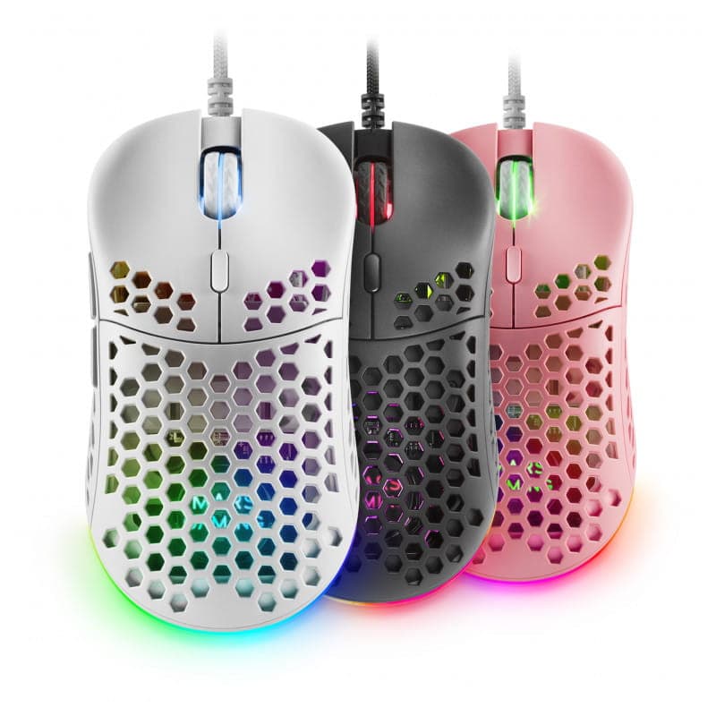 Mars Gaming MM55W Souris couleurs - 55gr - 12800 DPI - RGB Chroma