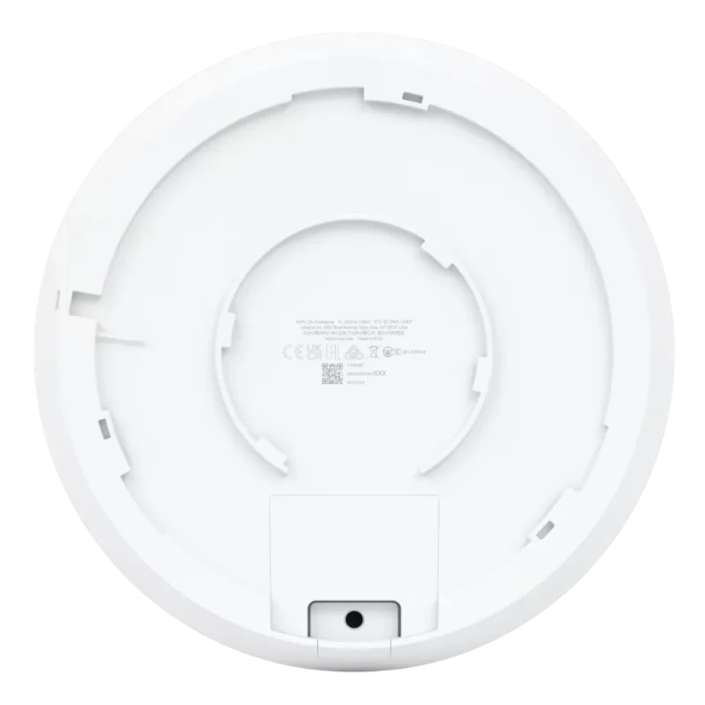 Vista frontal do ponto de acesso Ubiquiti U6 Enterprise In-Wall WiFi 6E - Item2