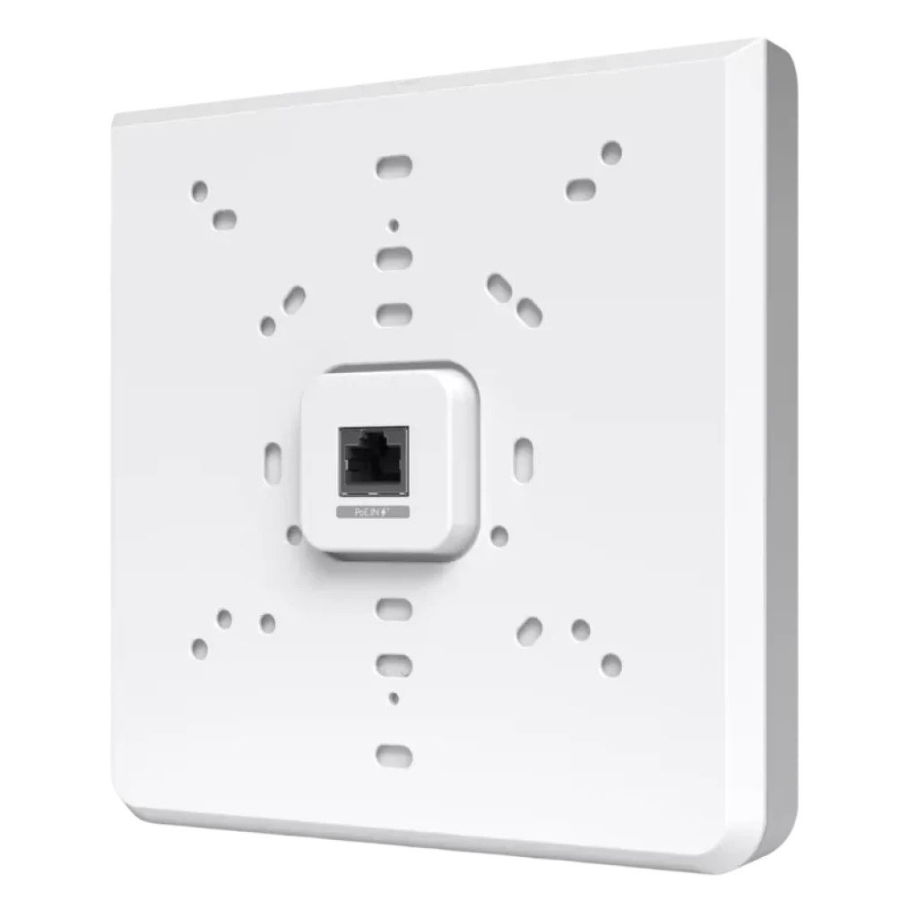 Vista frontal do ponto de acesso Ubiquiti U6 Enterprise In-Wall WiFi 6E - Item7