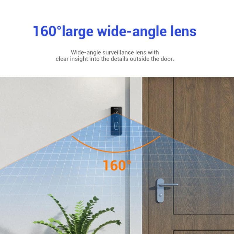 Escam V5 Tuya - Timbre inalámbrico inteligente. 160º.
