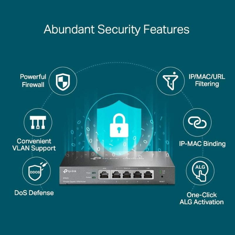 TP-Link Omada ER605 Gigabit VPN - Routeur - Ítem2