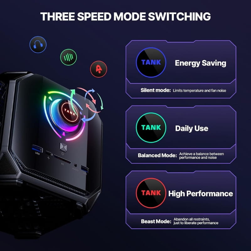 AceMagic M1A Tank 03 Intel Core i7 12700H + NVIDIA Geforce RTX3070 16GB/1TB - Item6