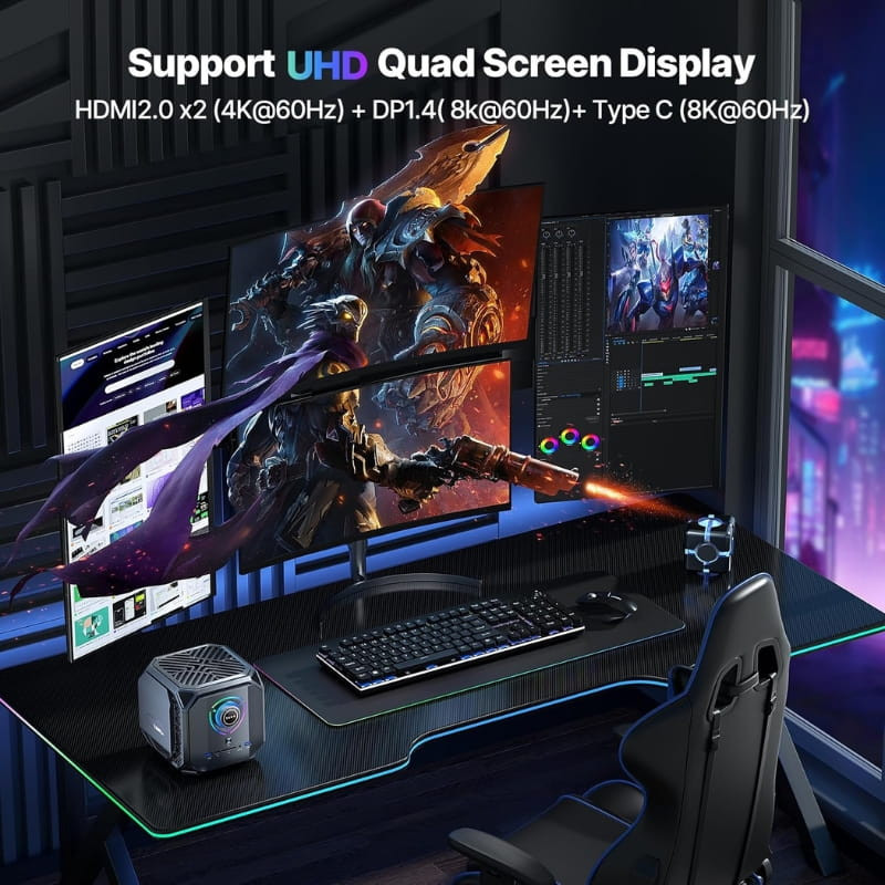 AceMagic M1A Tank 03 Intel Core i7 12700H + NVIDIA Geforce RTX3070 16GB/1TB - Item7