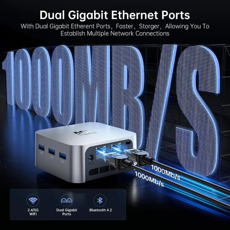 AceMagic T8 Plus Intel Alder Lake N100 16Go/512Go - Ítem4