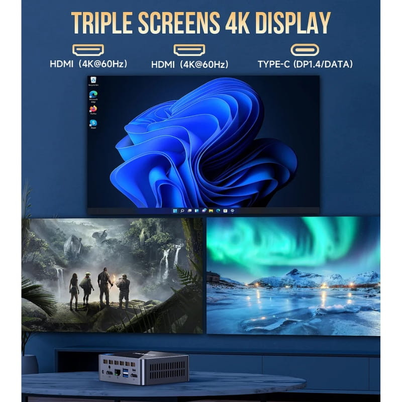 GMKtec NucBox M3 Plus Intel i9-12900HK/Sin RAM/Sin SSD Barebone - Mini PC - Ítem2