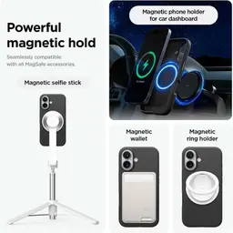 Capa macia preta para iPhone 16 compatível com Magsafe - anel magnético