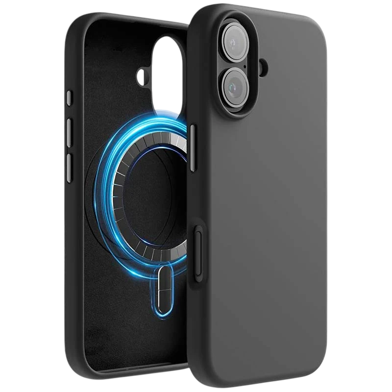 Coque souple noire pour iPhone 16 compatible avec Magsafe - Ítem