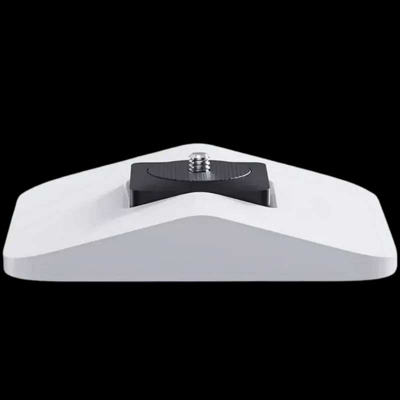 Wanbo WBBA03 Suporte de mesa grande para projetores, base branca estável com parafuso universal 1/4, design minimalista e antiderrapante para fixação segura