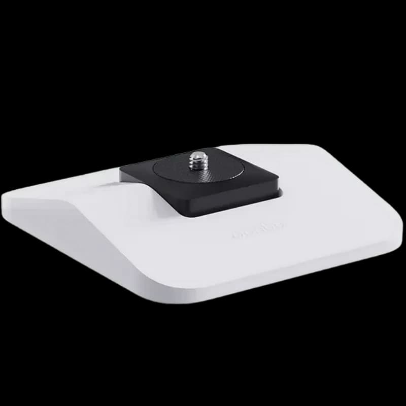 Wanbo WBBA02 Soporte de Mesa para Proyector pequeño, base blanca estable con montura negra y tornillo estándar 1/4 para fijación segura y antideslizante