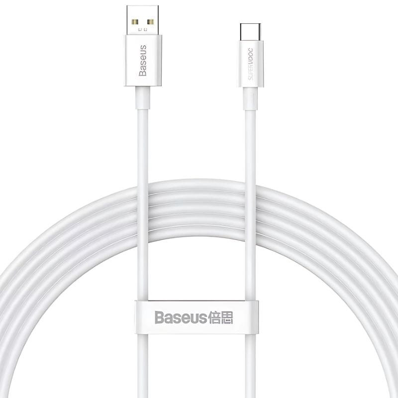 Baseus Superior Series Blanco - Cable USB-A a Tipo C - Ítem