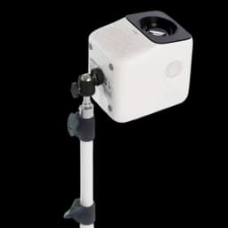 Wanbo - Suporte tripé para mini projetores, braço telescópico ajustável, cabeça esférica para rotação 360°, construção leve e estável em acabamento