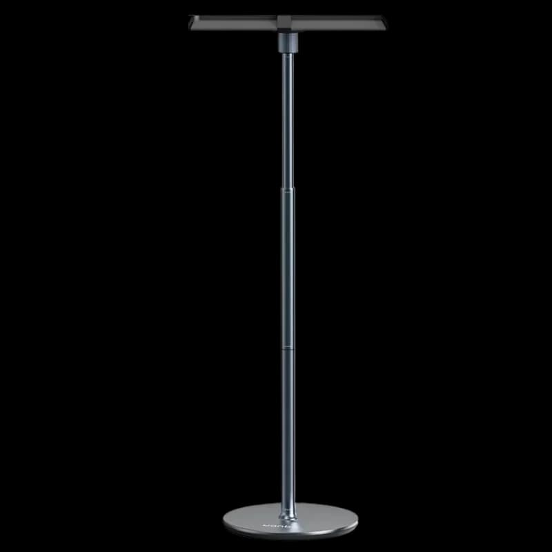 Wanbo Floor Stand Pro - Base estable para Proyectores con soporte de bandeja ajustable, altura regulable y base redonda antideslizante en acabado metálico
