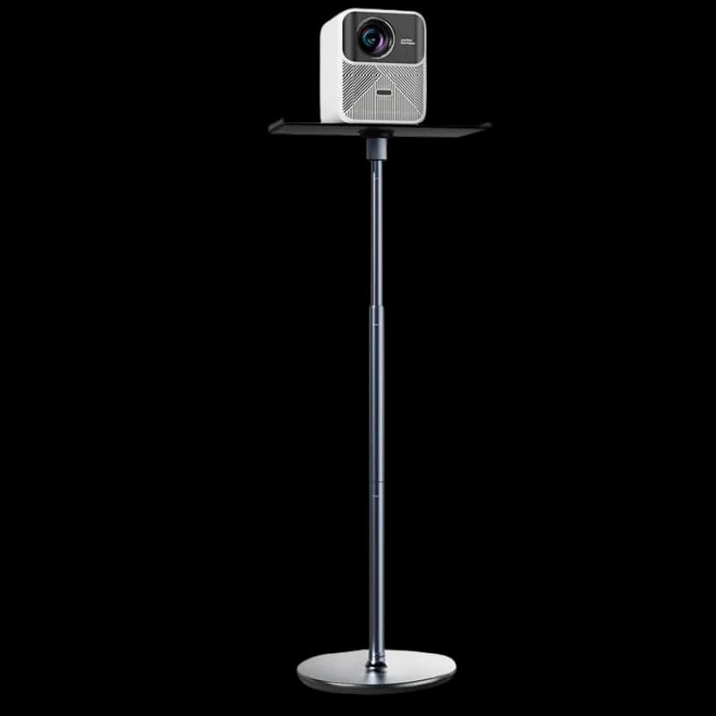 Wanbo Floor Stand Pro - Base estable para Proyectores con mástil ajustable, bandeja amplia y base circular antideslizante para soporte firme y seguro
