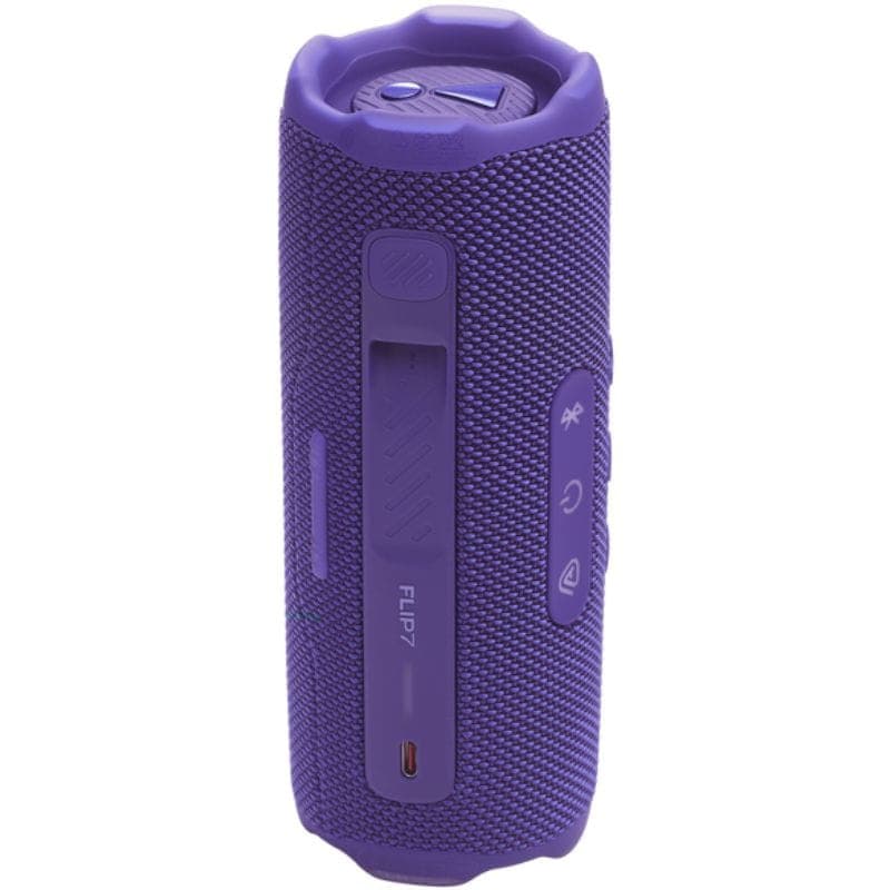 Imagem do perfil traseiro do JBL Flip 7 Purple