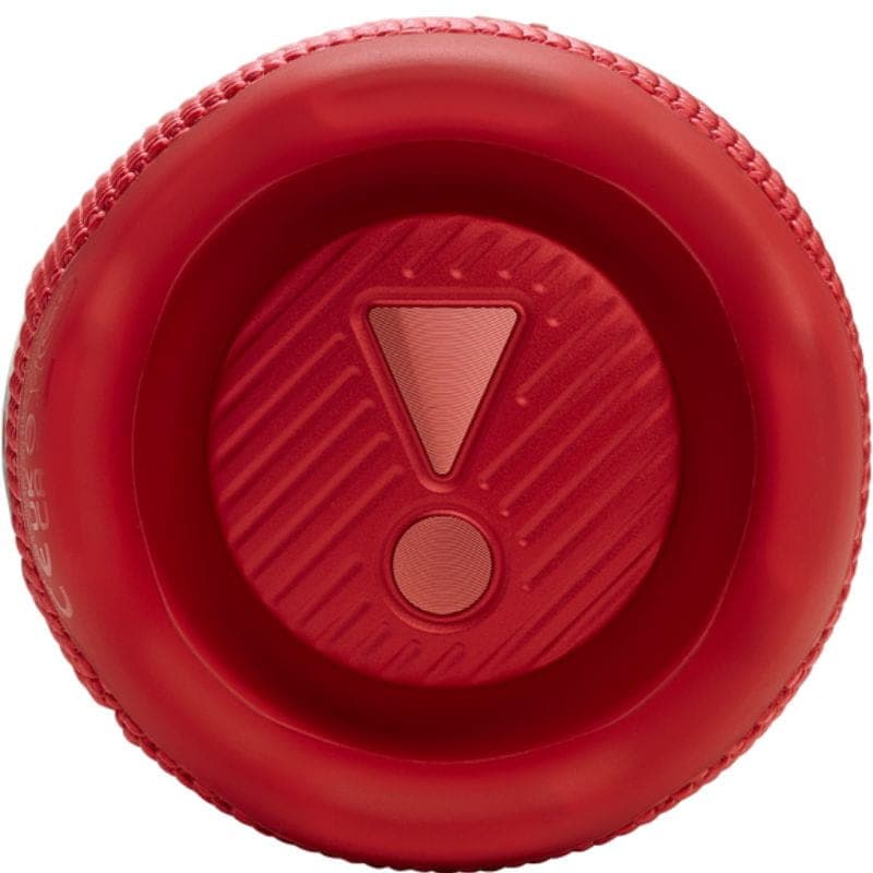 JBL Flip 7 Rojo imagen perfil lateral cilindro