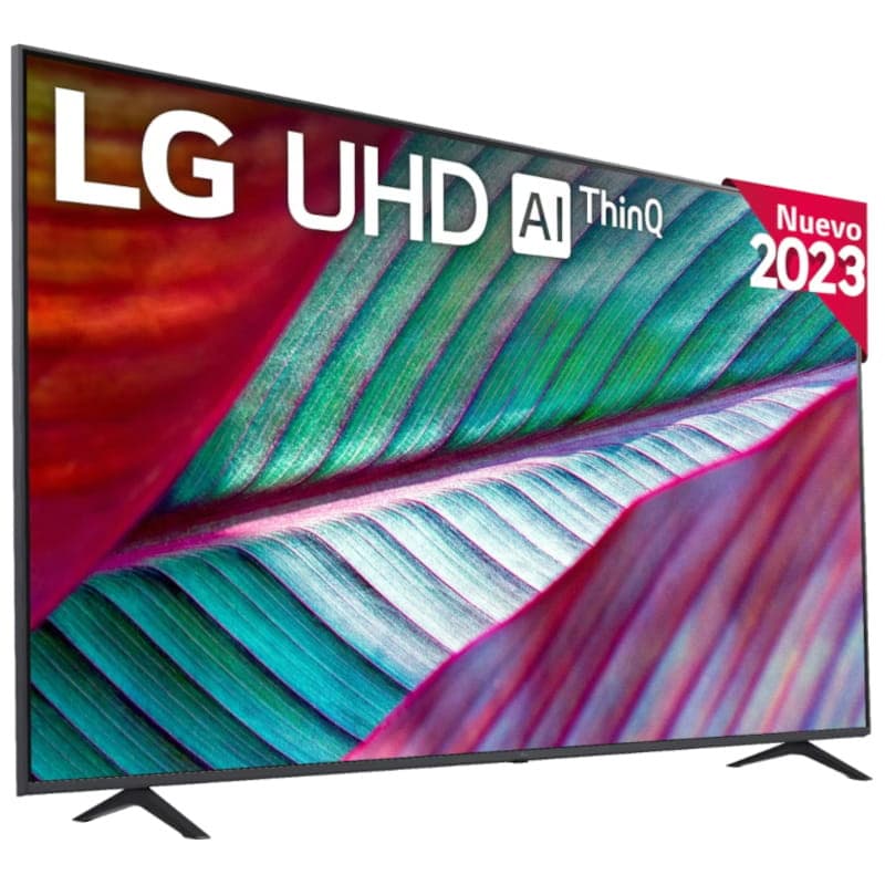 LG 75UR75006LK 75 4K Ultra HD Smart TV Wifi Vue de face côté droit