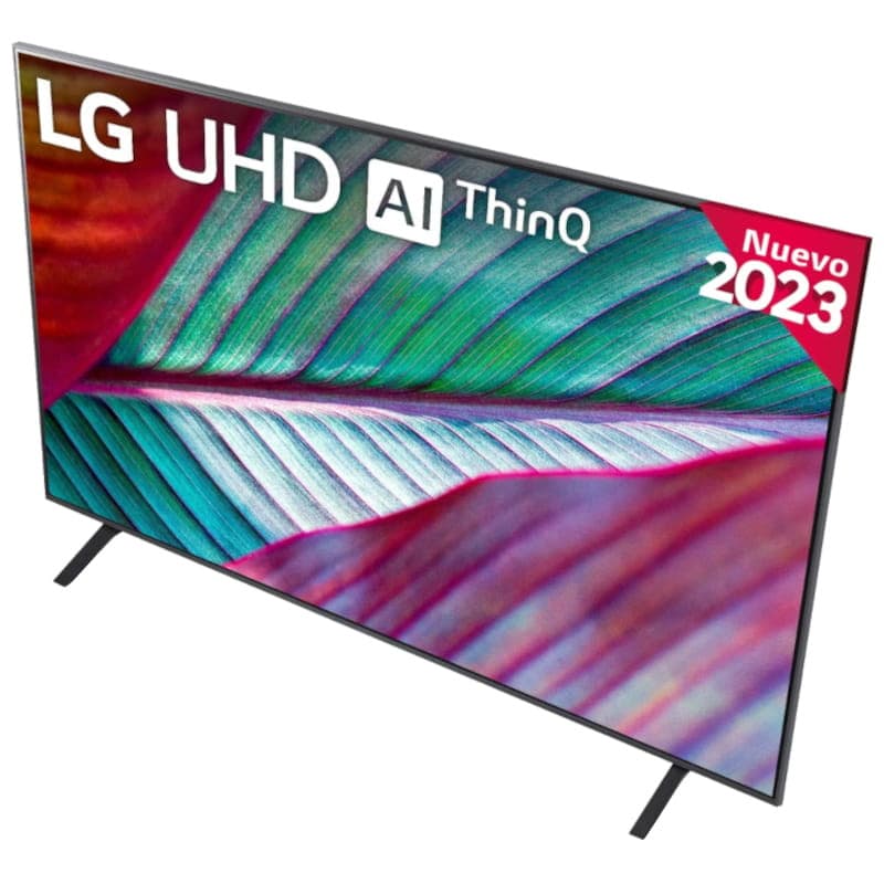 LG 75UR75006LK 75 4K Ultra HD Smart TV Wifi vue de face côté gauche