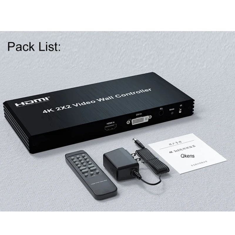 Rullz Qkens - Procesador de Vídeo wall HDMI DVI 2x2 - Ítem1