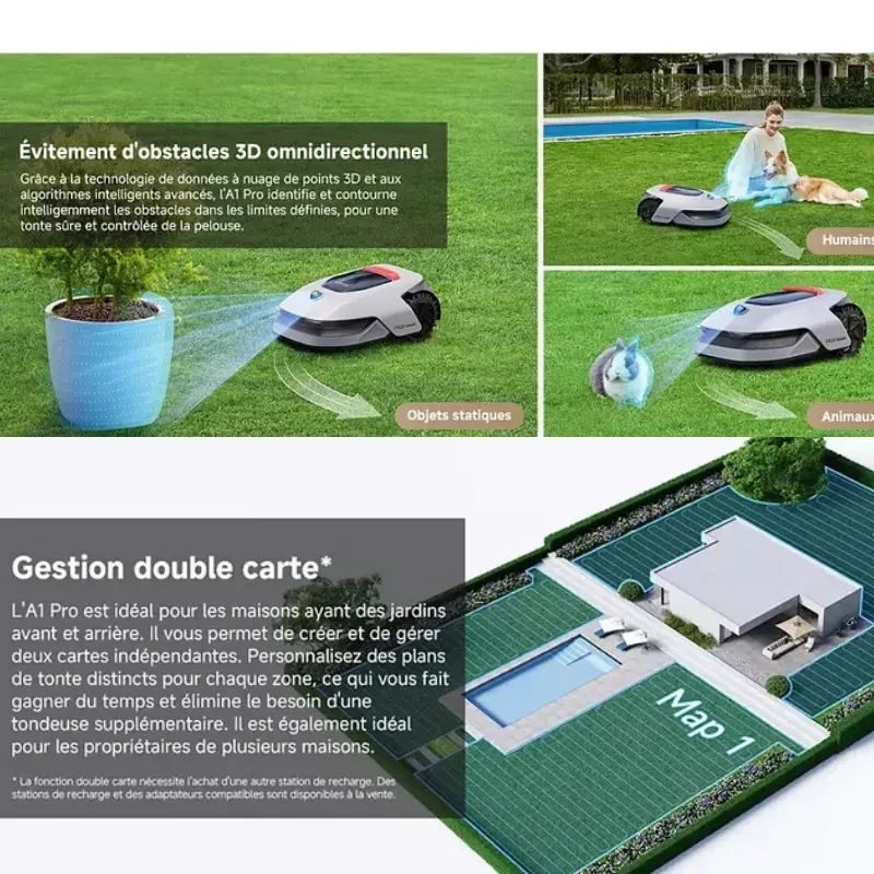 Dreame Mower A1 Pro - Robot tondeuse à Gazon - Ítem6