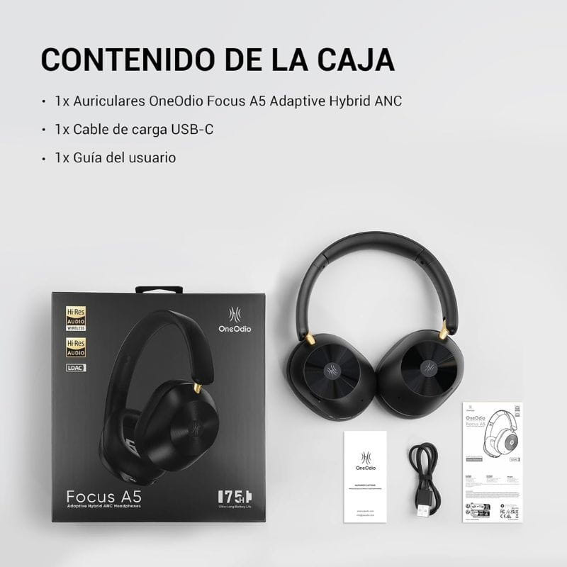 OneOdio Focus A5 Preto - Item1